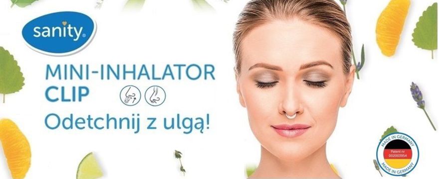 TESTOWANIE: Wypróbuj pierwszy na świecie mini-inhalator Clip! Odetchnij z ulgą! Marka Sanity zaprasza do świata aromaterapii.