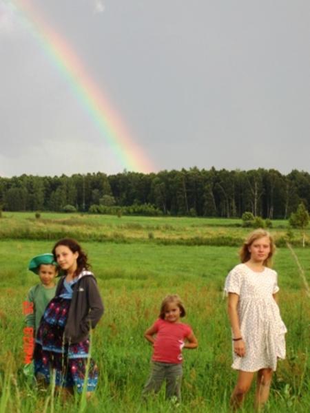 lato 2009 - cała czwórka-najmłodsz pokolenie