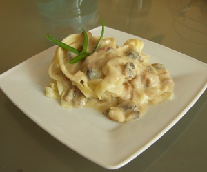 Tagliatelle carbonara